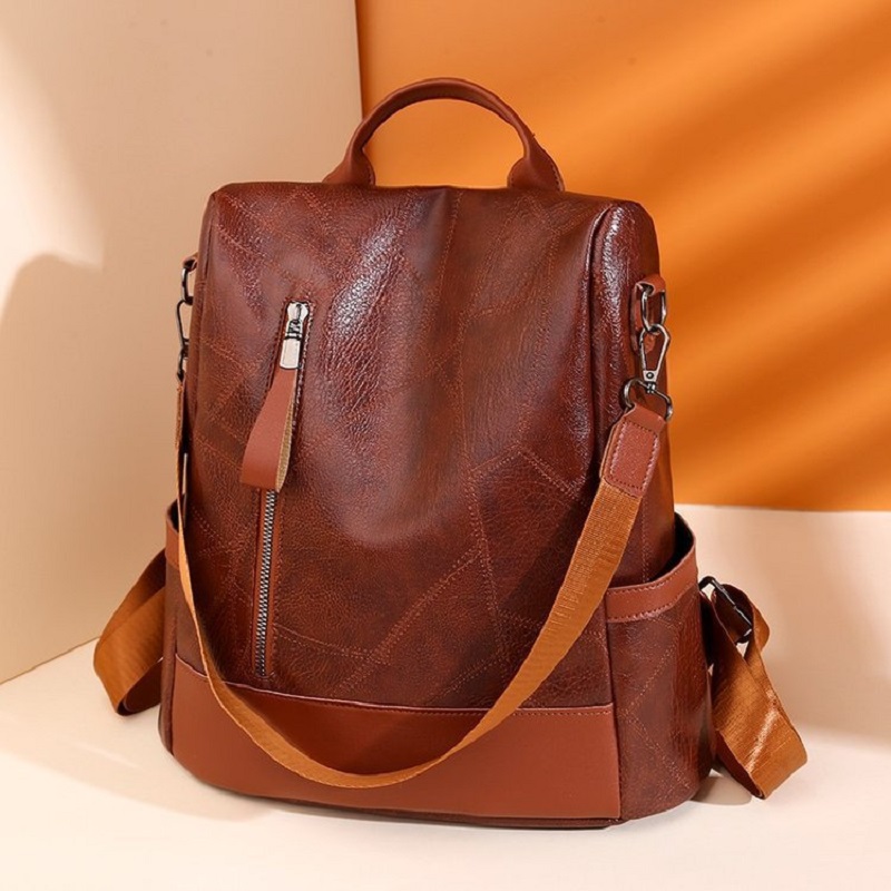 Interior Design News - Bolsa de ombro antiroubo de couro