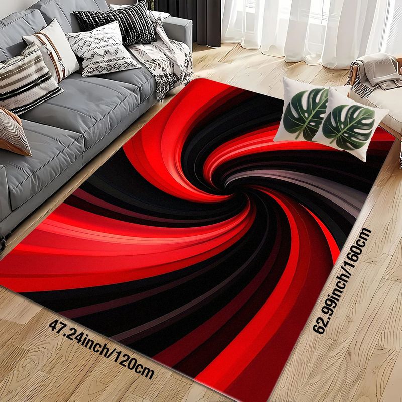 Tapete Espiral Dinâmico em Fla - Printed Rug Abstract avaliação e preço