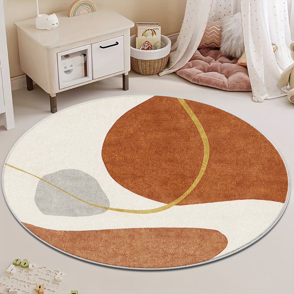 Tapete Circular Moderno de Mei - Printed Rug Abstract avaliação e preço