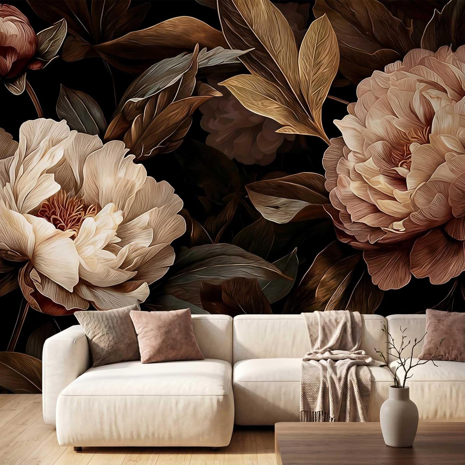 Tapeçaria Floral Elegante de P - Interior Design Elegant avaliação e preço
