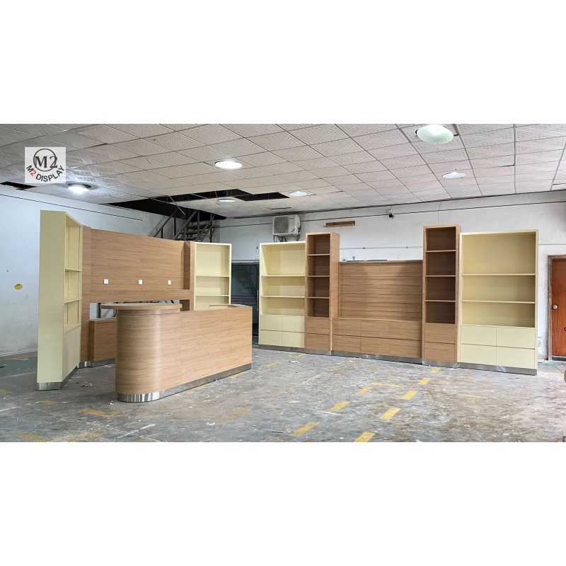 Mostrador de Cosméticos para S - Interior Design Nail Salon avaliação e preço
