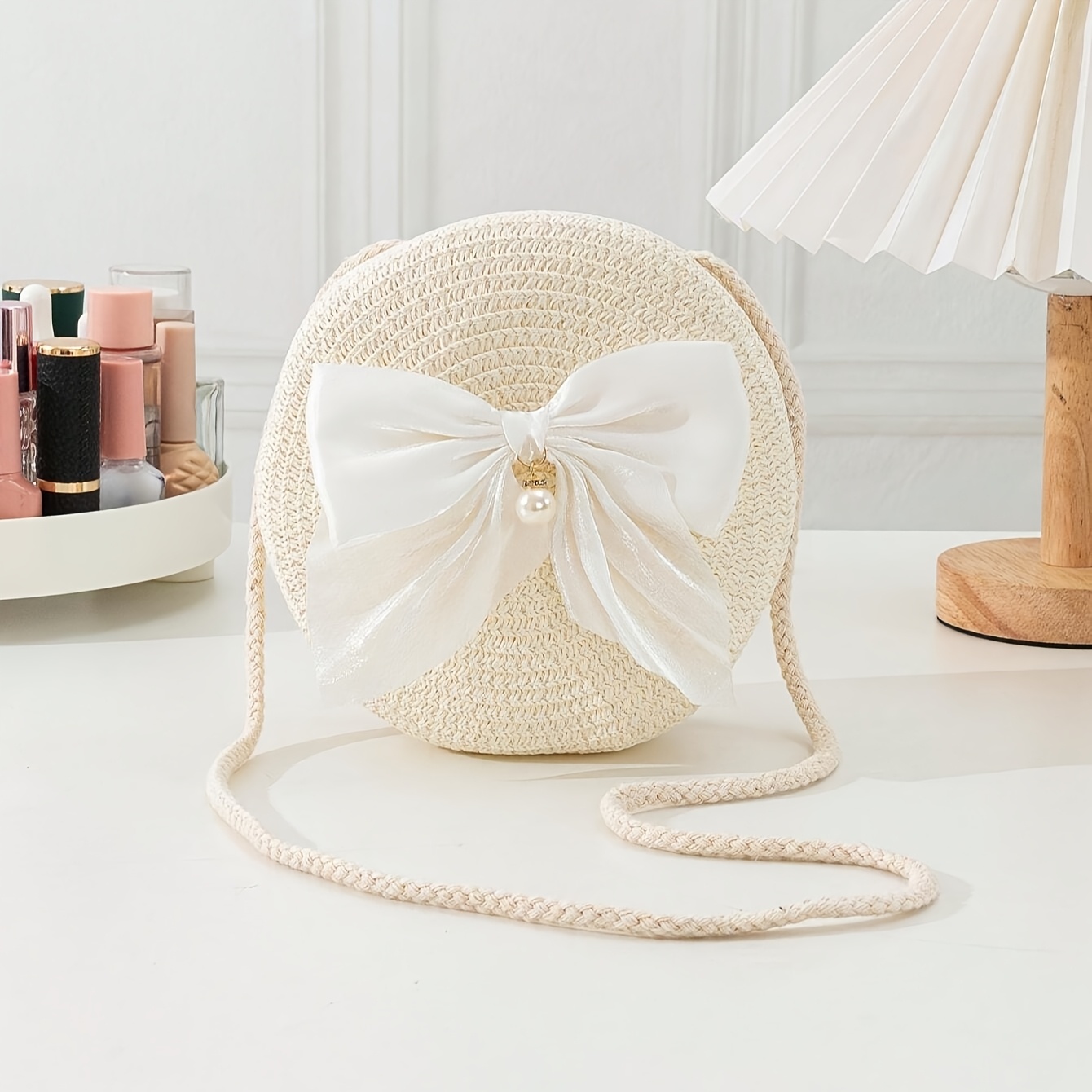 Bolsa crossbody de palha redon - Interior Design Style avaliação e preço