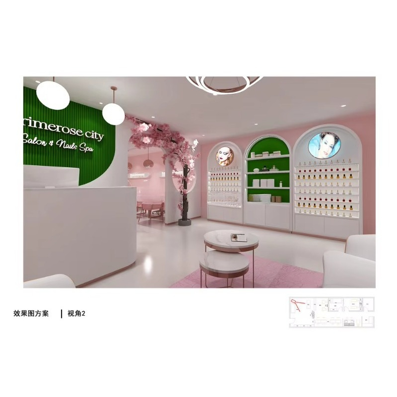 Móveis comerciais modernos per - Interior Design Nail Salon avaliação e preço