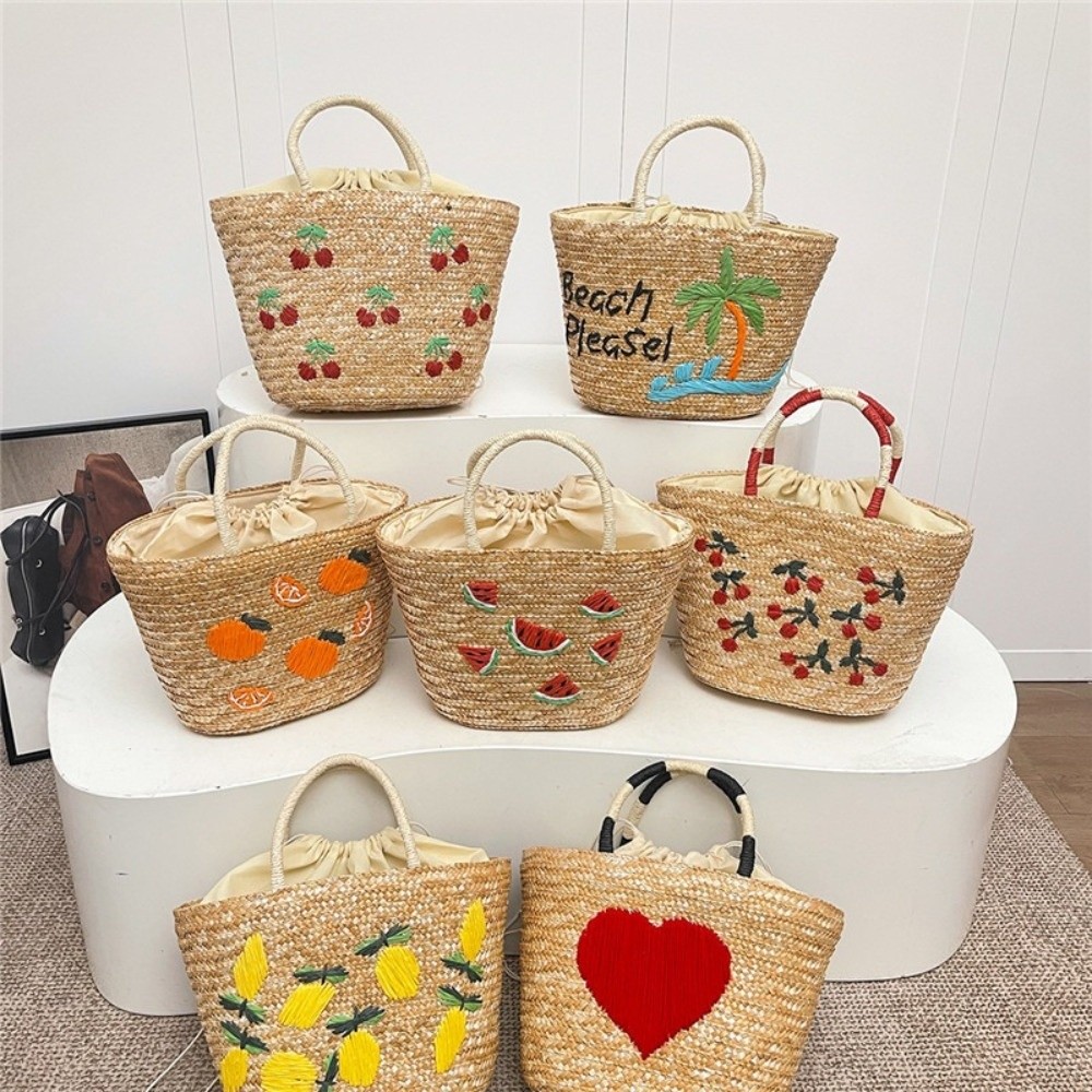 Bolsas de Palha com Bordado de - Interior Design Style avaliação e preço