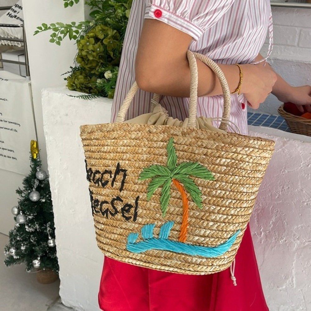 Bolsas de Palha com Bordado de - Interior Design Style avaliação e preço