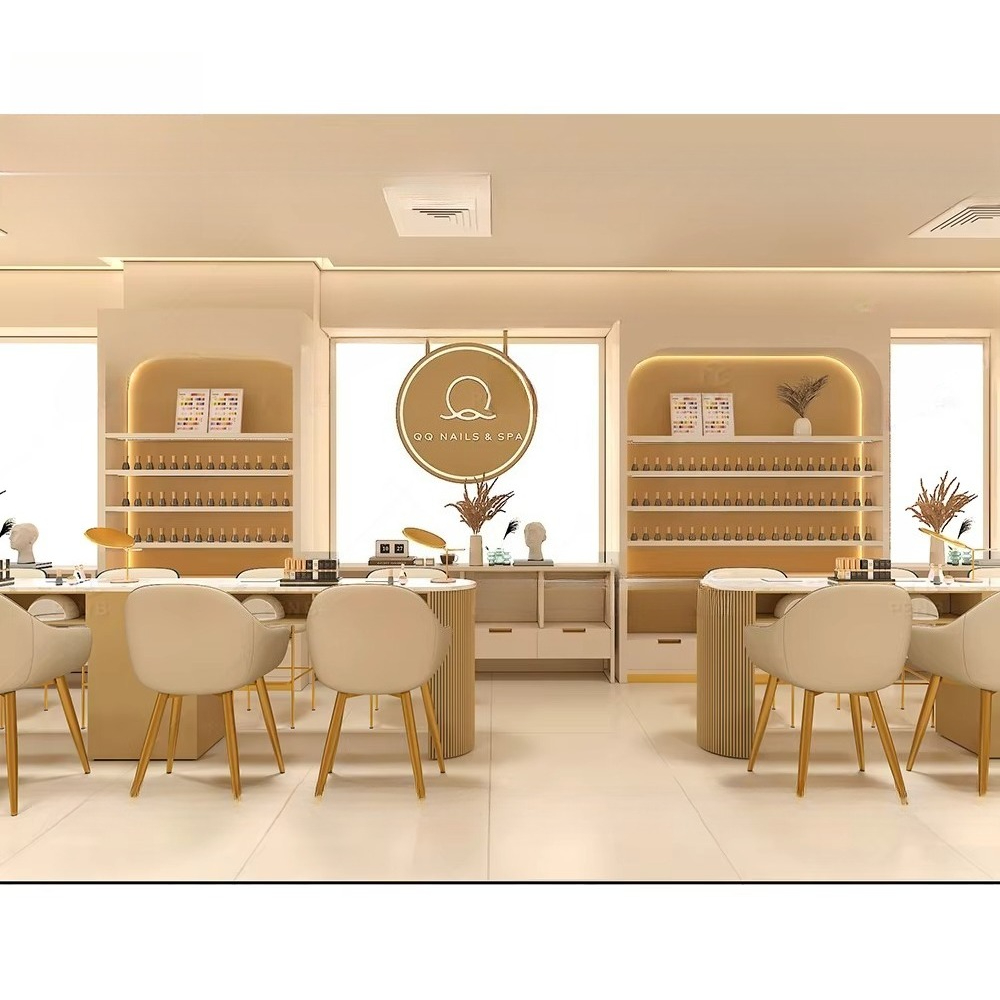Soluções de design e móveis pa - Interior Design Nail Salon avaliação e preço
