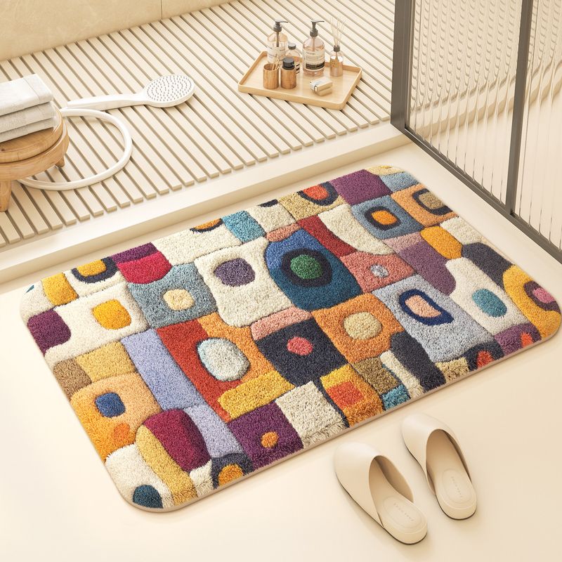 Tapete de Banheiro Moderno VIK - Printed Rug Abstract avaliação e preço