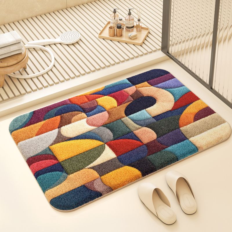 Tapete de Banheiro Moderno VIK - Printed Rug Abstract avaliação e preço