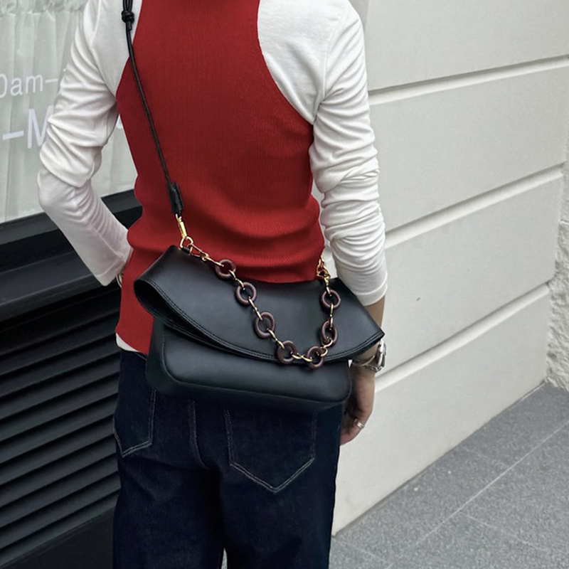 Nova Bolsa de Ombro de Couro V - Interior Design Style avaliação e preço