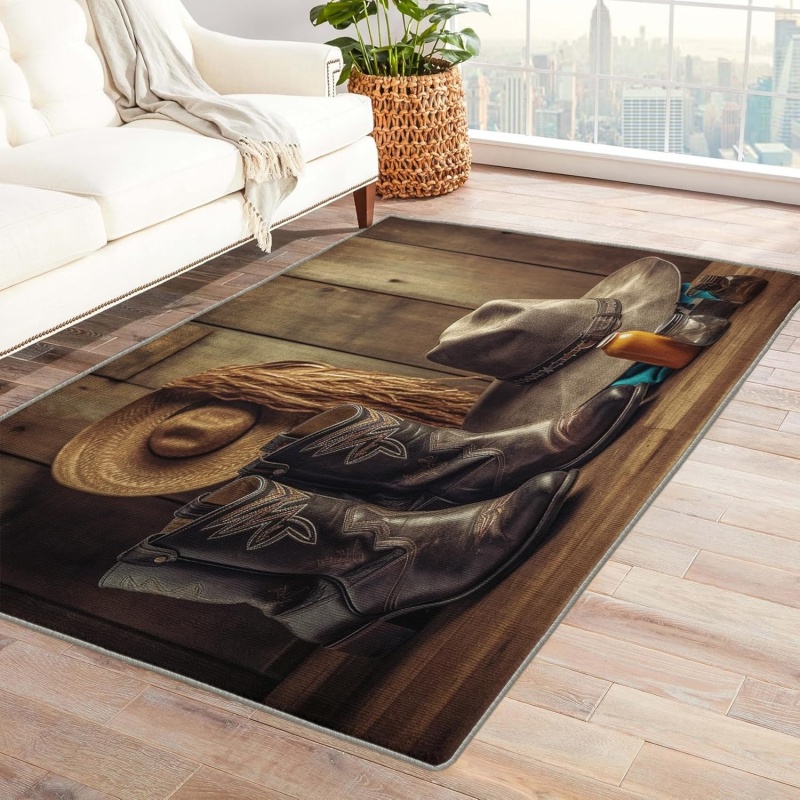 Tapete de Área Natureza Mulher - Printed Rug Abstract avaliação e preço