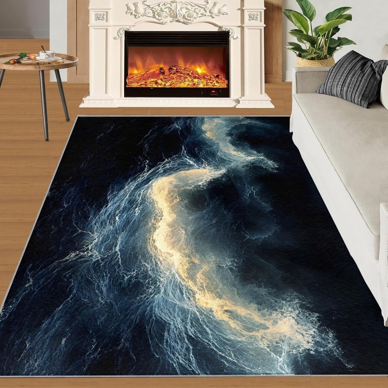 Tapete de Área Natureza Mulher - Printed Rug Abstract avaliação e preço