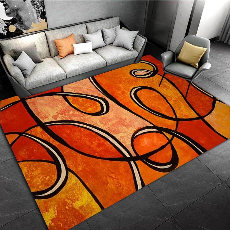 Tapete de banho geométrico lar - Printed Rug Abstract avaliação e preço