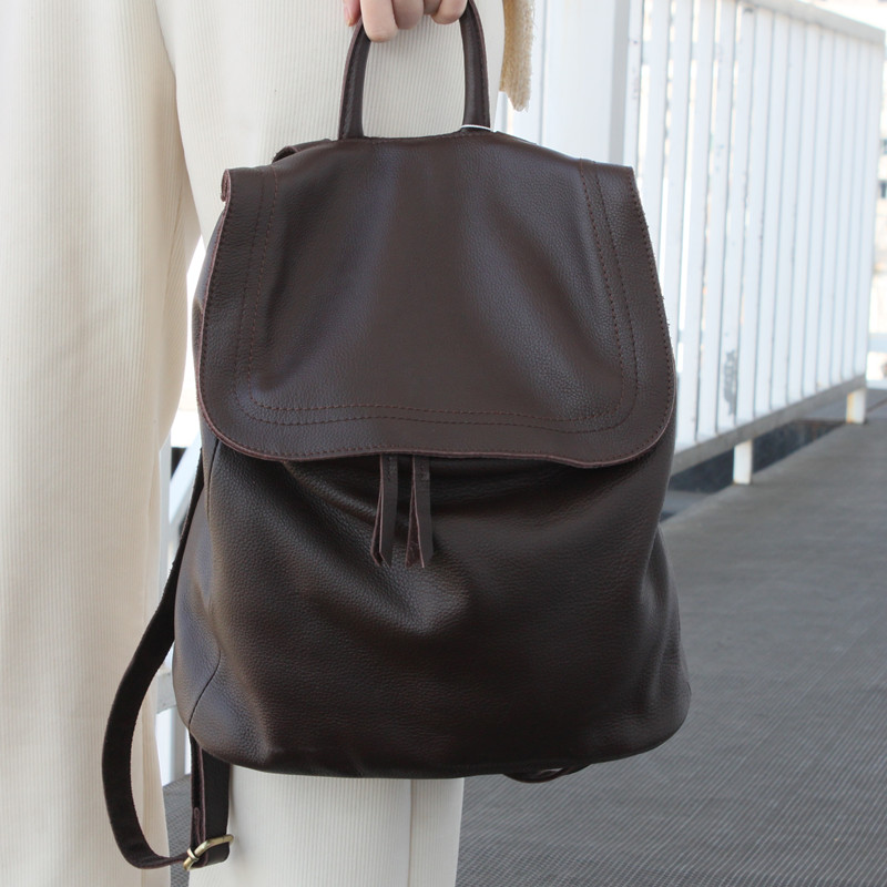 Mochila de couro genuíno femin - Interior Design Style avaliação e preço