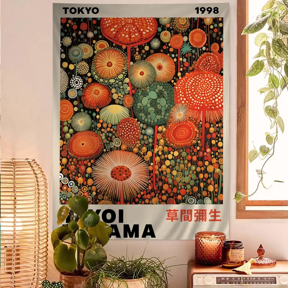 Abstrato yayoi kusama anime ta - Printed Rug Abstract avaliação e preço