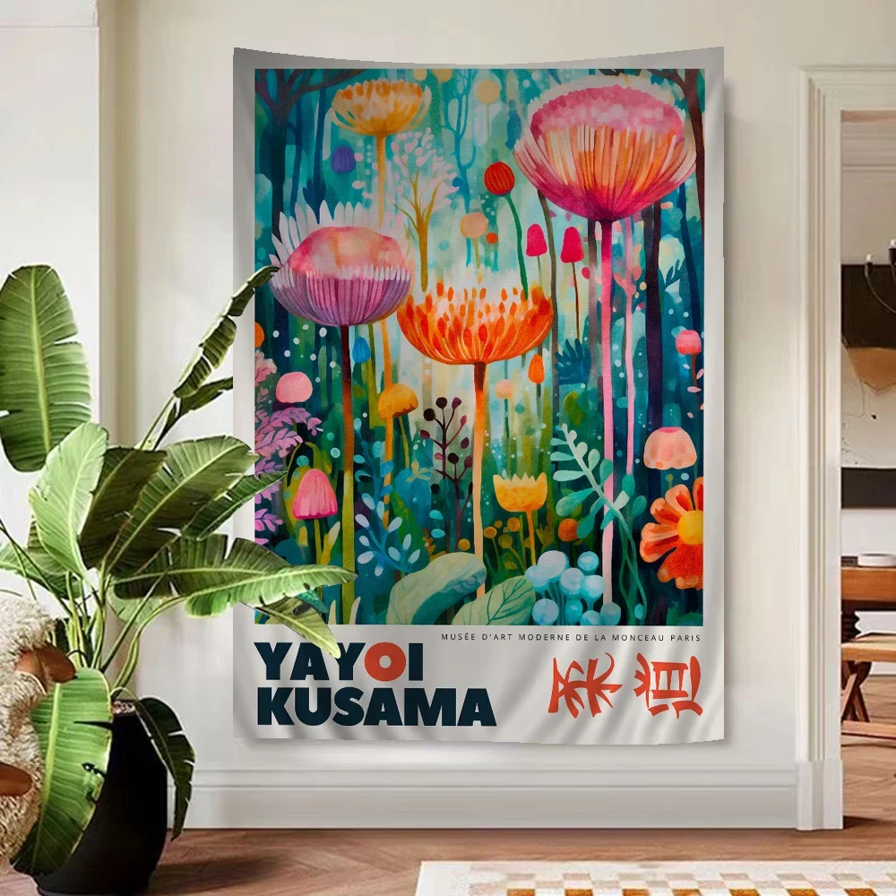 Abstrato yayoi kusama anime ta - Printed Rug Abstract avaliação e preço